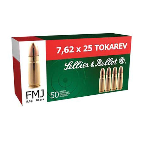 SB 7.62X25 TOKAREV 85GR FMJ 50/30 - Sale